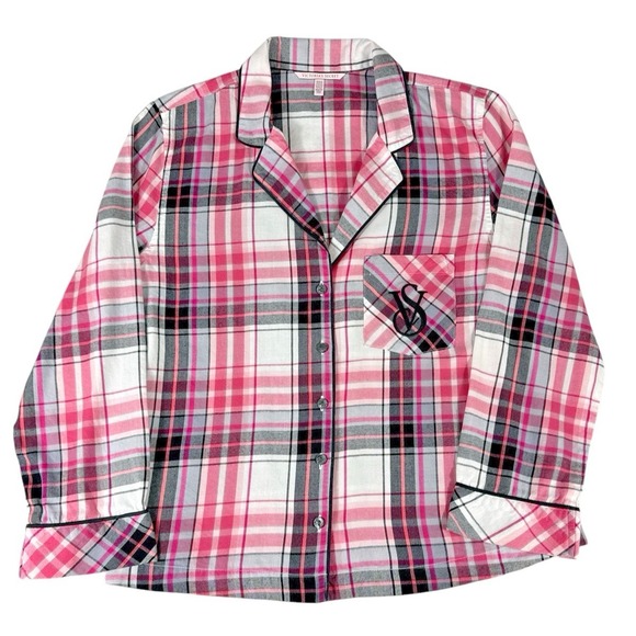 Victoria's Secret Women's Striped Pajama Set Long Sleeve Top & Drawstring Pan XS - Picture 2 of 16